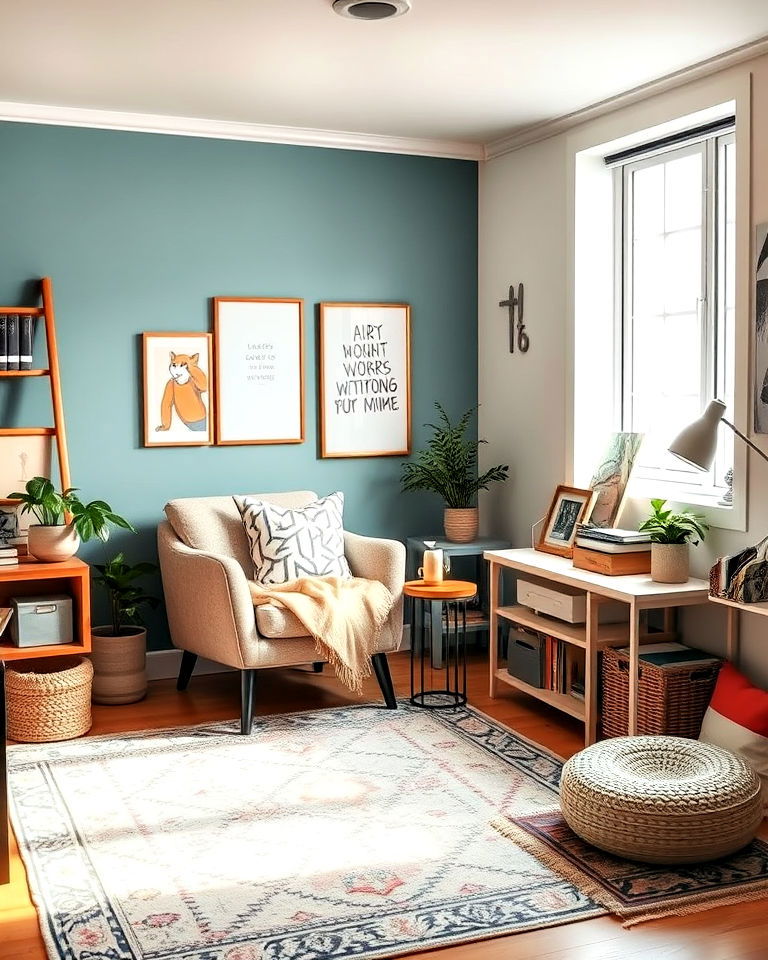 cozy creative nook to relax