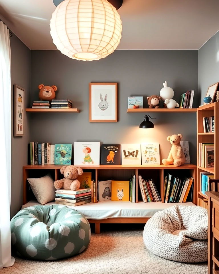 cozy reading nook
