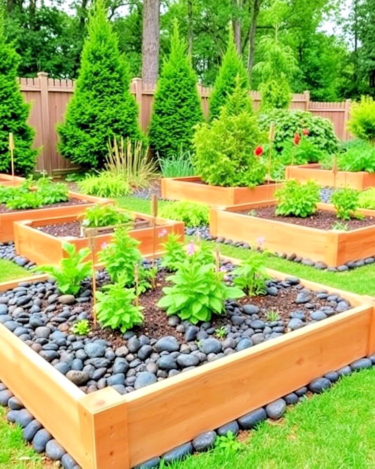 create a border for raised beds