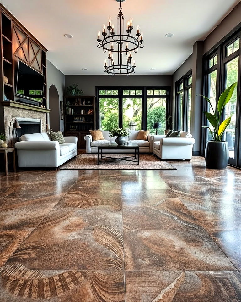 creating artistic statement floors