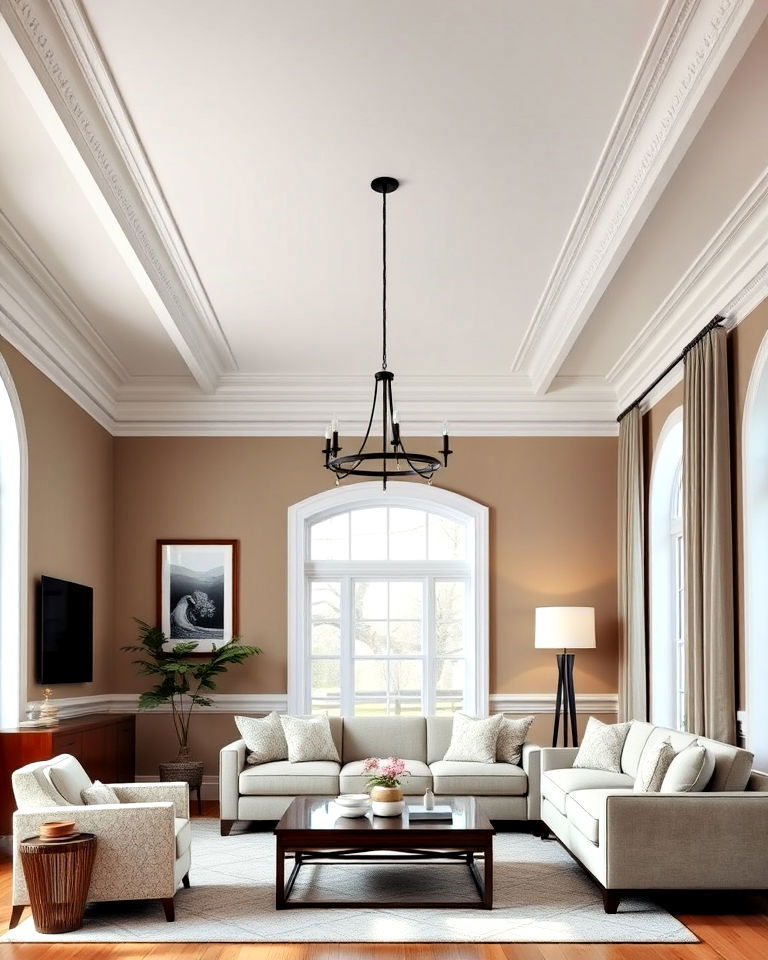 crown molding for height enhancement