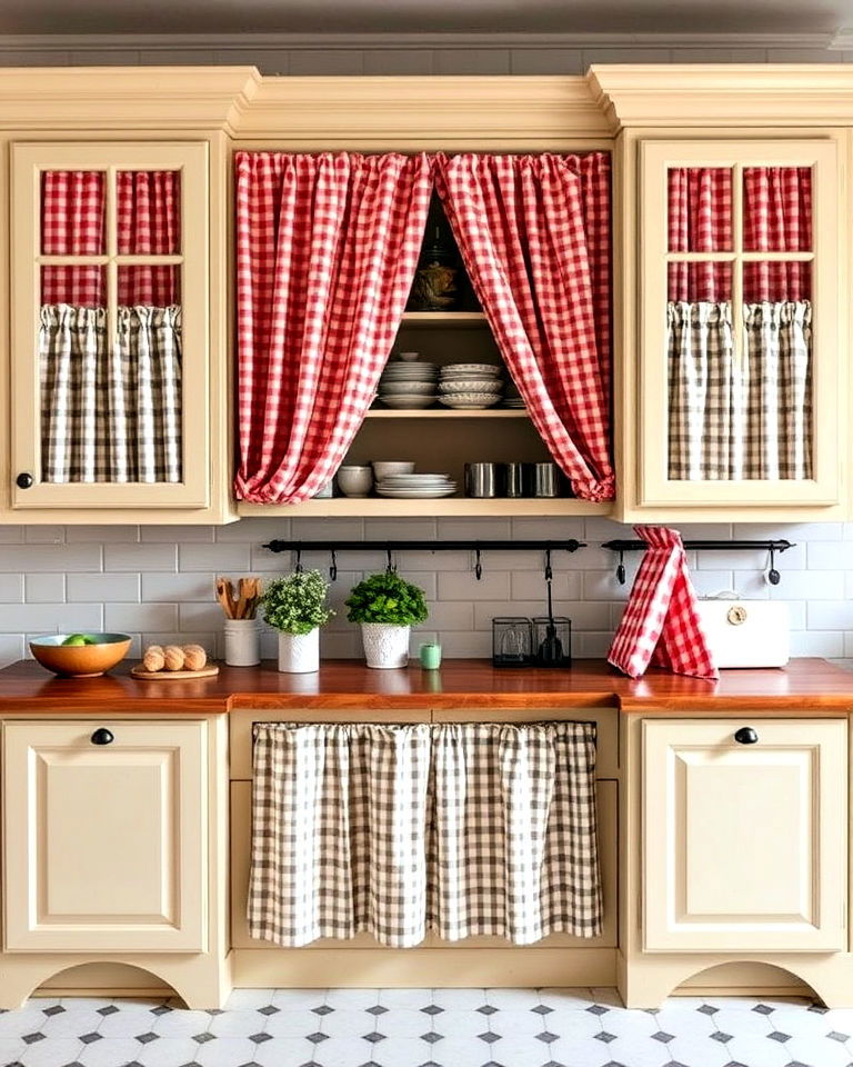 cupboard curtains
