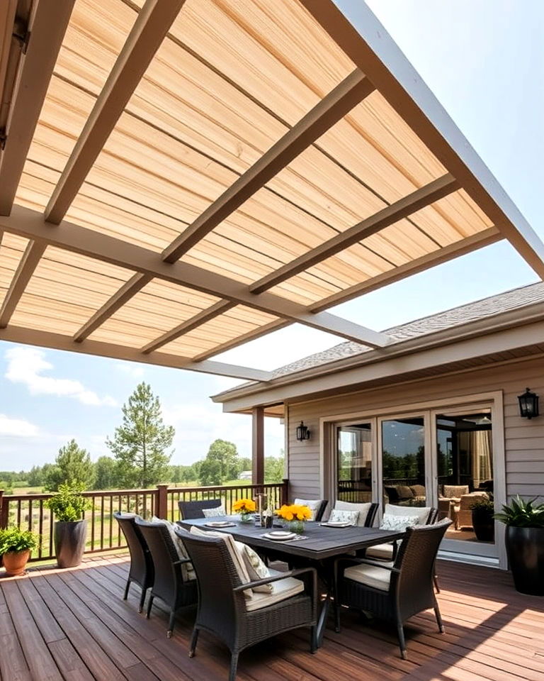 customizable bioclimatic pergola