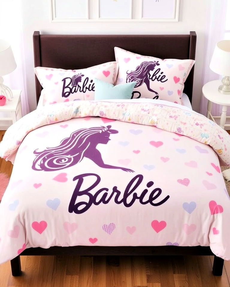 customized barbie bedding