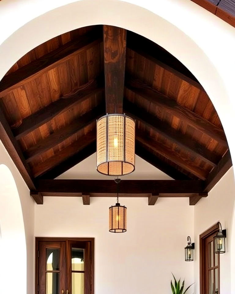 dark wooden beams