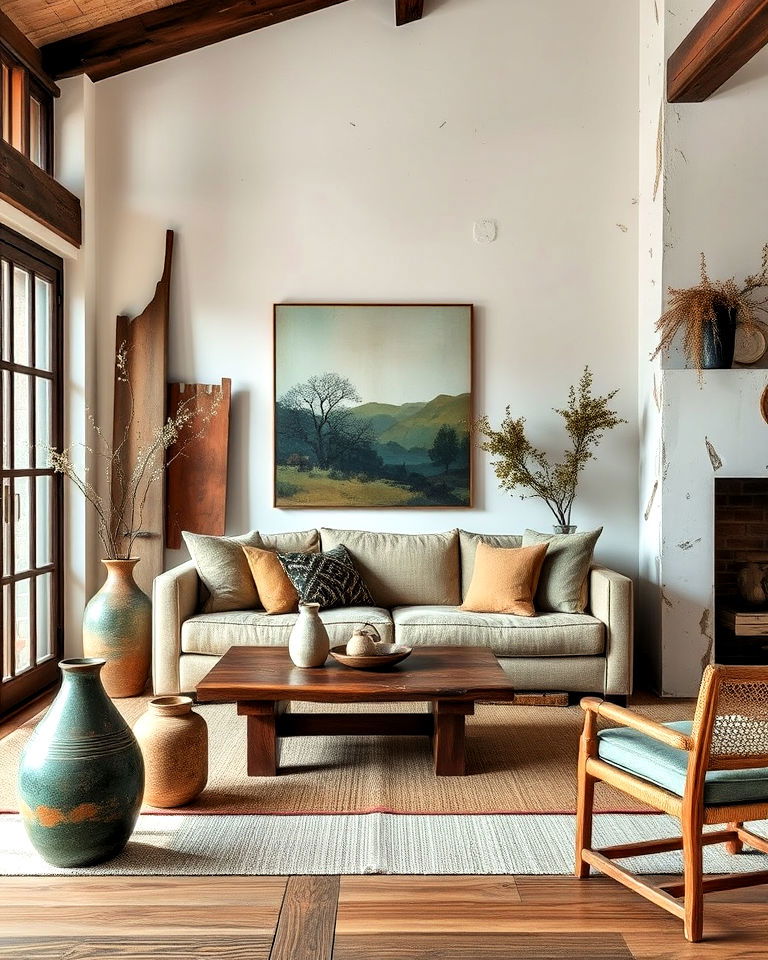 decorate with natural patinas