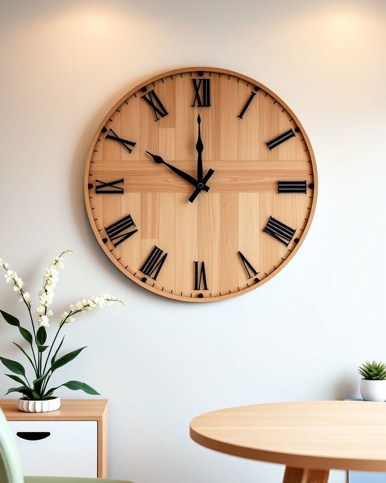 decorative large wall clock
