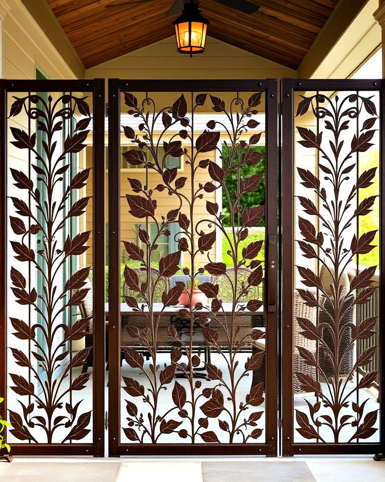 decorative metal screens for outdoor privacy
