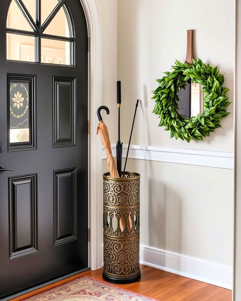 decorative umbrella stand for foyer