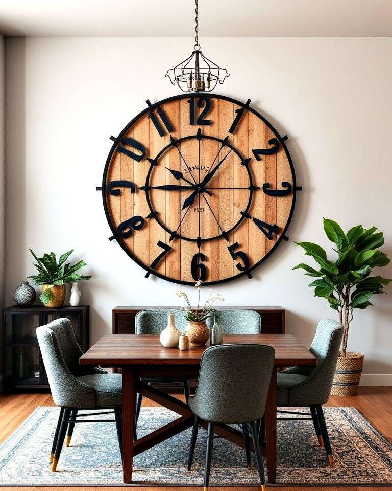 decorative wall clocks with oversized dials
