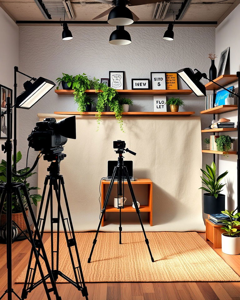 dedicated filming area