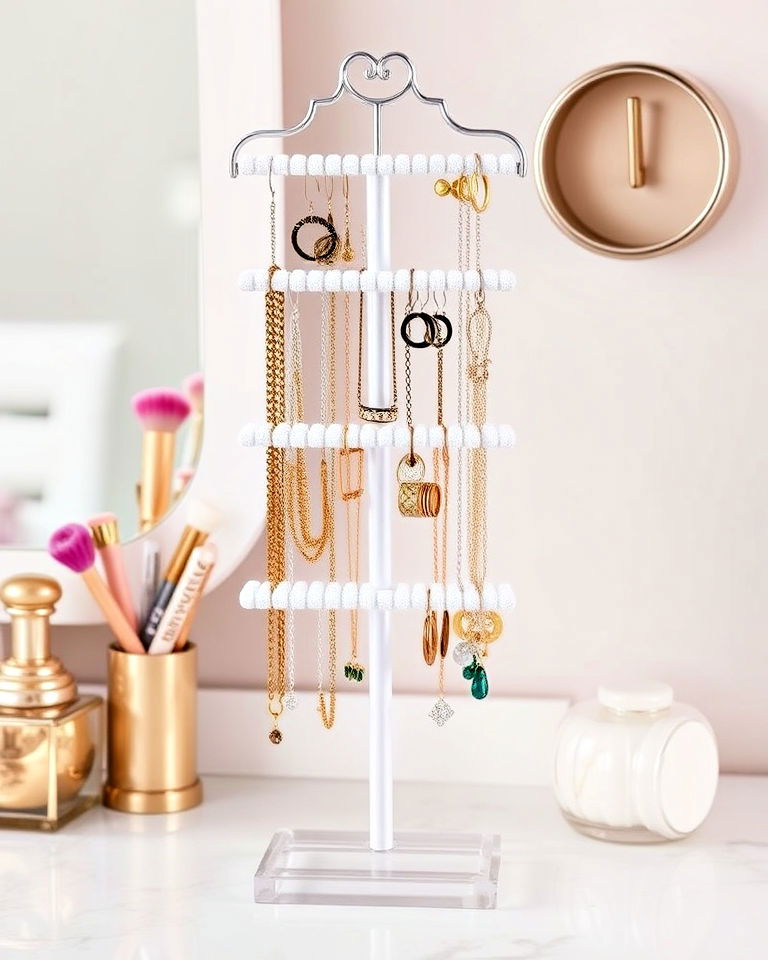 designate a jewelry stand