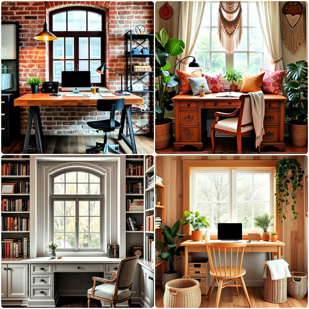 20 Desk in Front of Window Ideas for A Bright Workspace