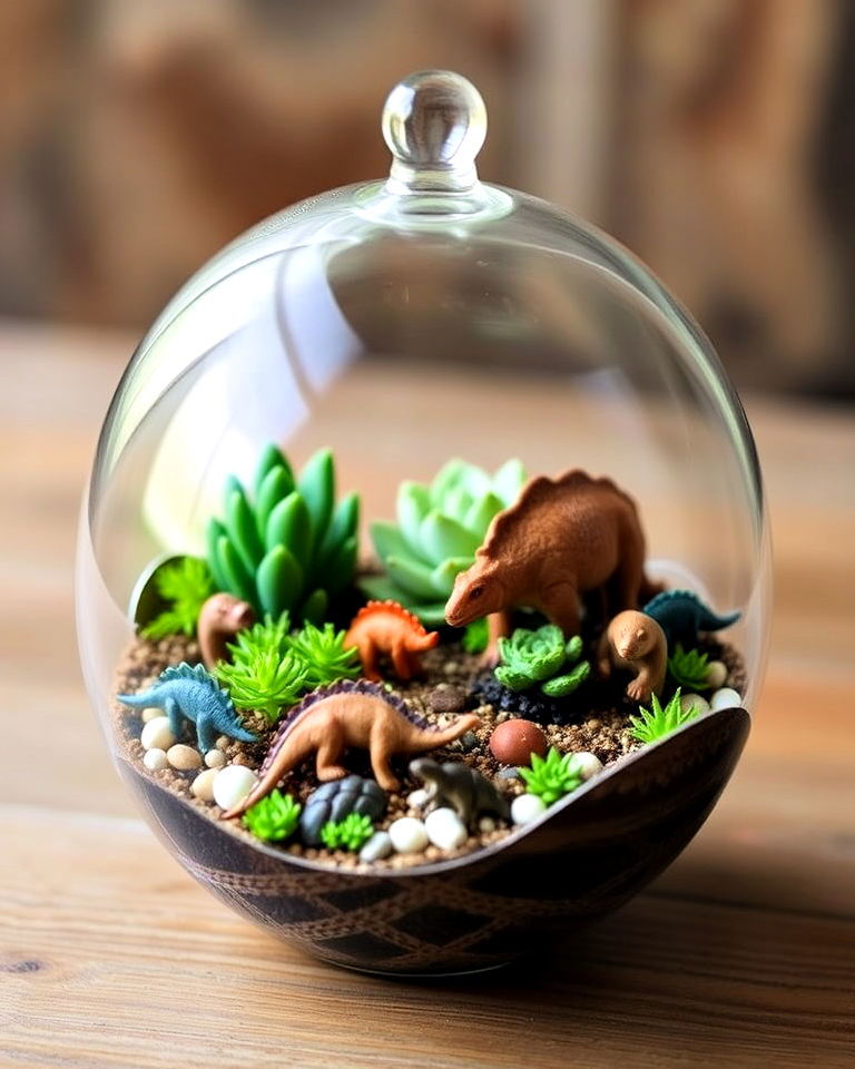 dinosaur egg terrarium