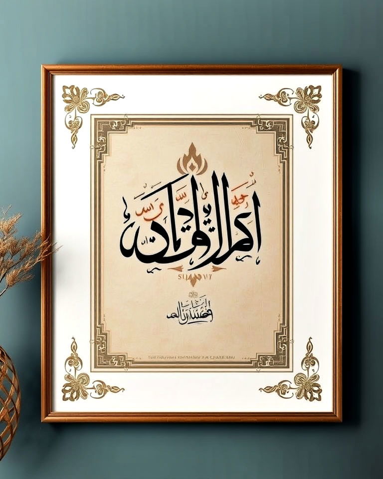 display calligraphy art