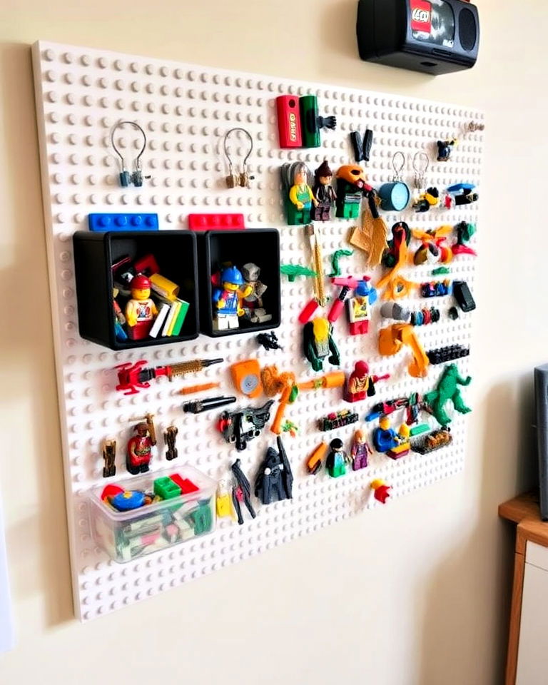 diy wall mounted pegboard