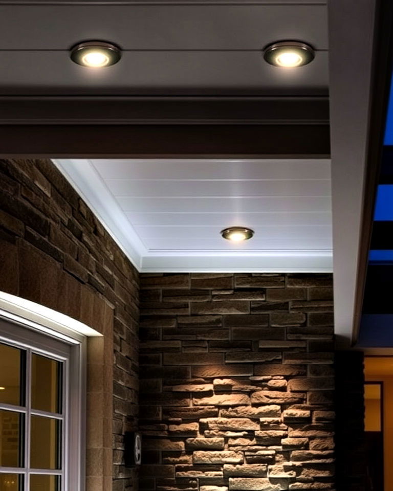 downlighting to highlight walls