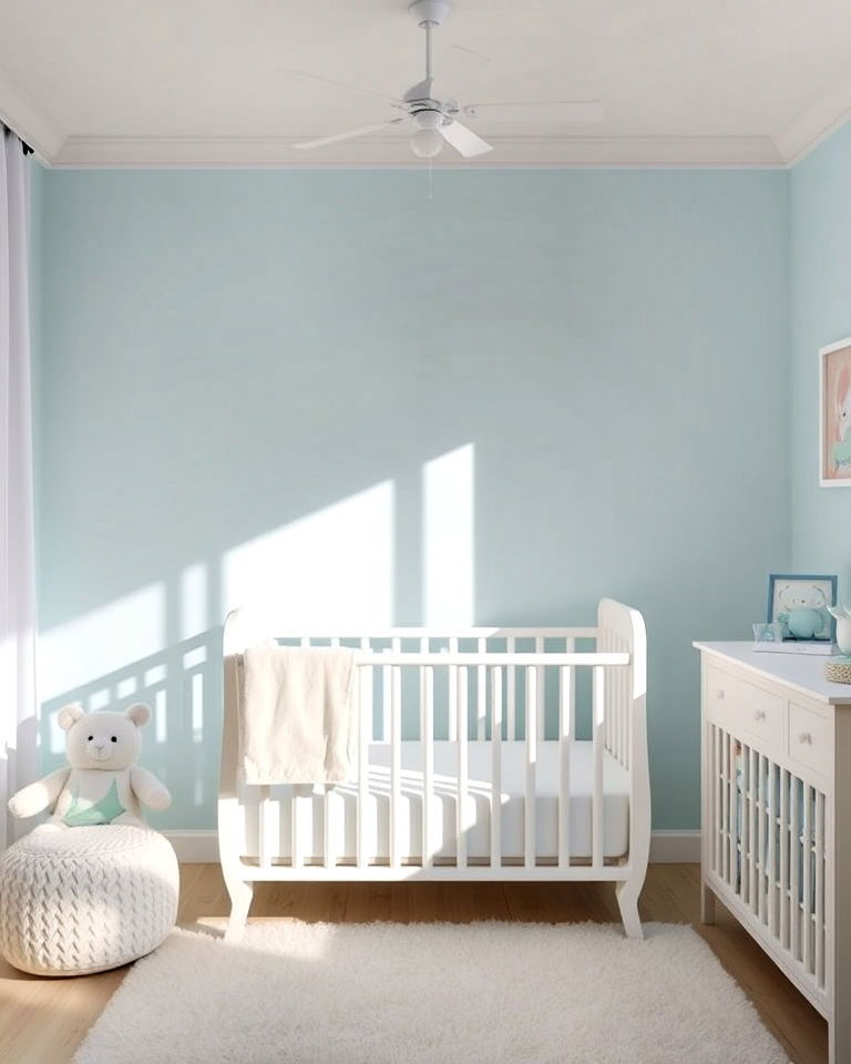 dreamlike pastel themed calming nursery