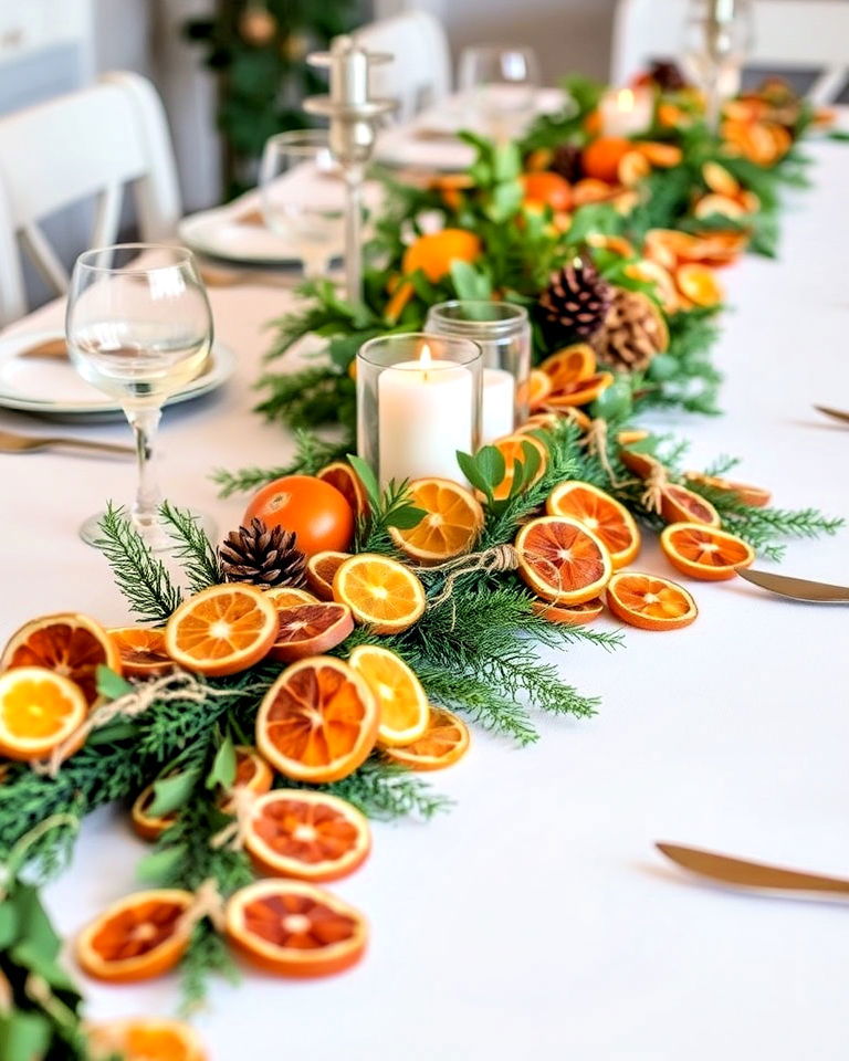 dried citrus garlands