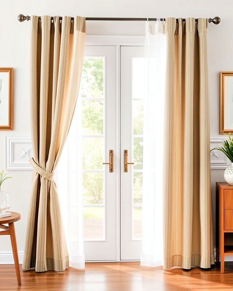 dual layer curtains for versatile light control