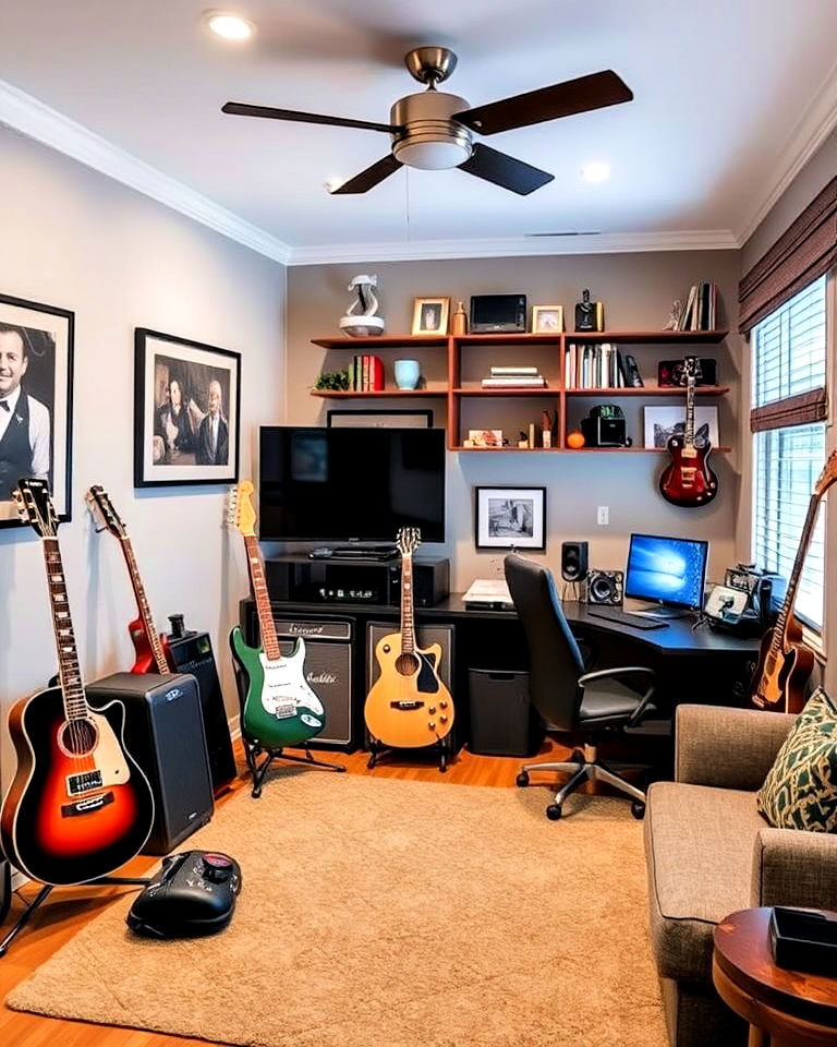 dual purpose music room