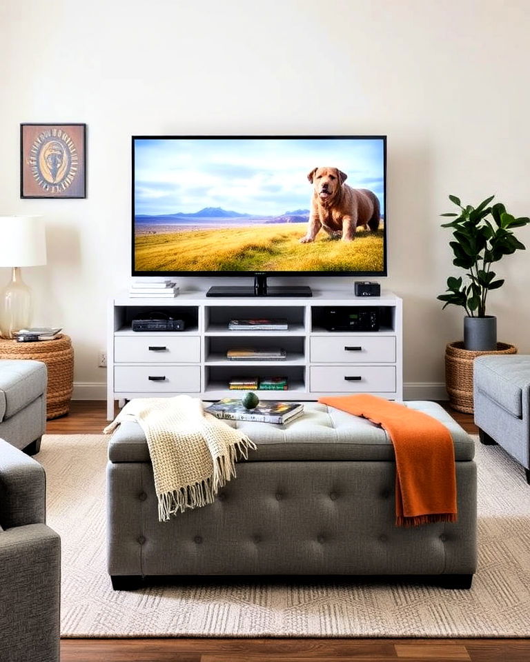 dual purpose storage ottoman