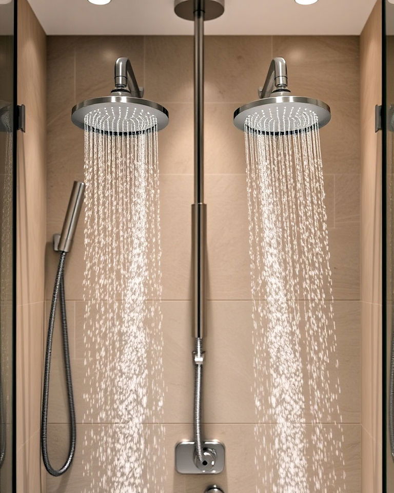 dual showerheads for couples