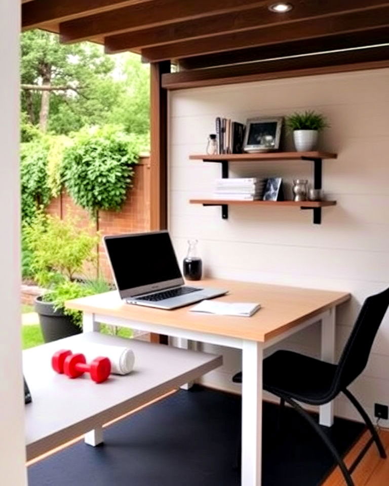 dual use garden gym and office