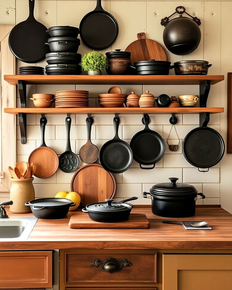 durable and functional cast iron kitchen accessories
