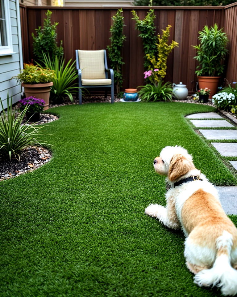 durable pet friendly turf area