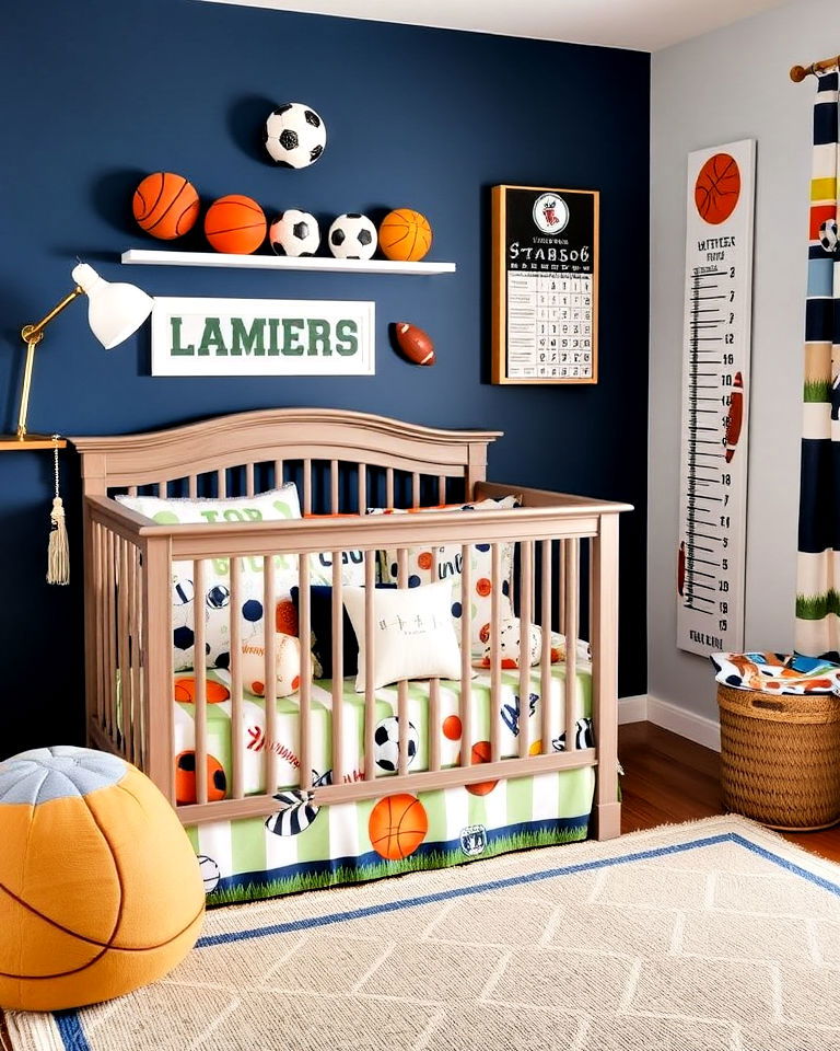 dynamic and adaptable multi sports themed nursery