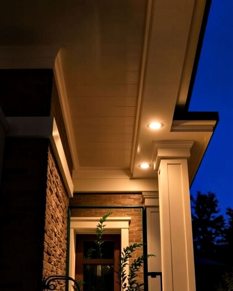 eave illuminating soffit lights