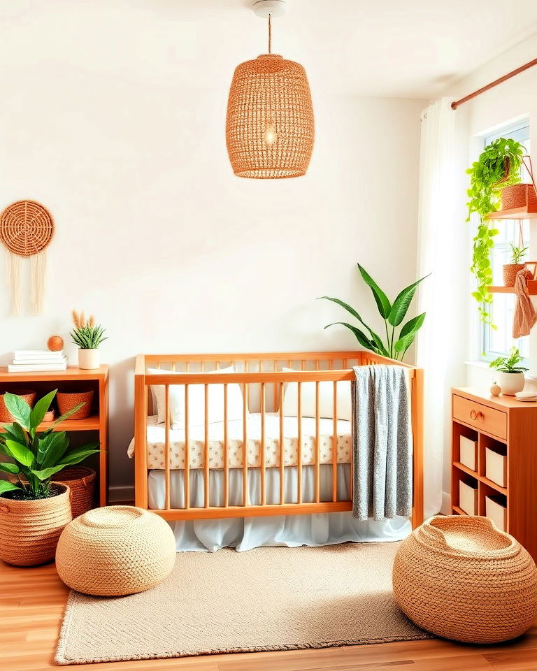eco friendly baby room decor