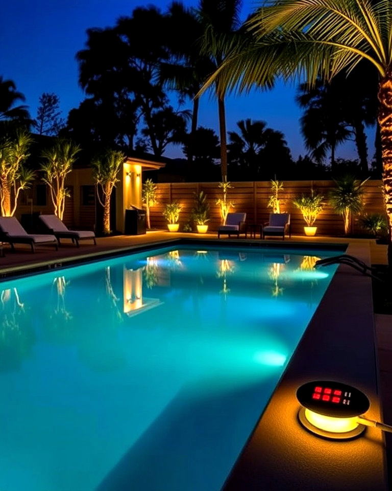 eco friendly solar pool lights