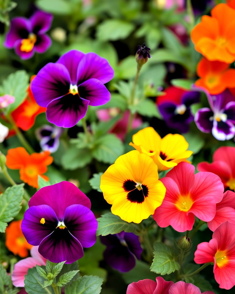 edible flower garden