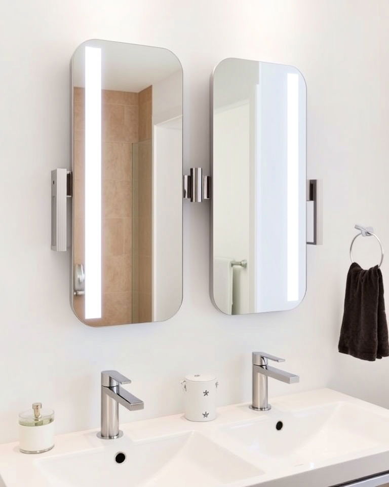 elegance dual facing mirrors