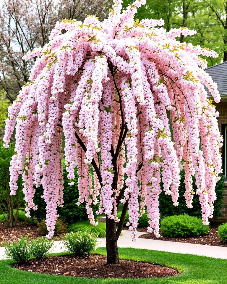 elegant weeping cherry tree