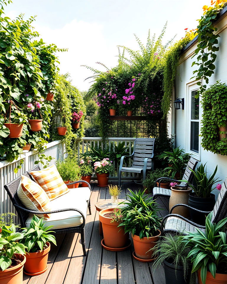 elevated garden oasis