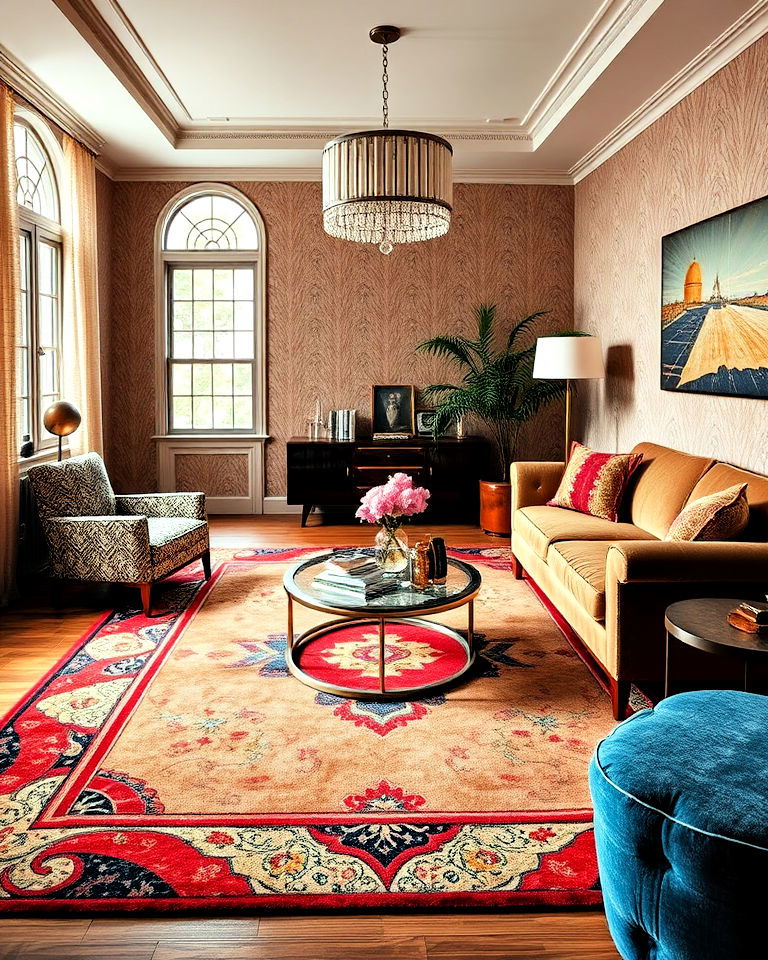 embellished carpets and rugs