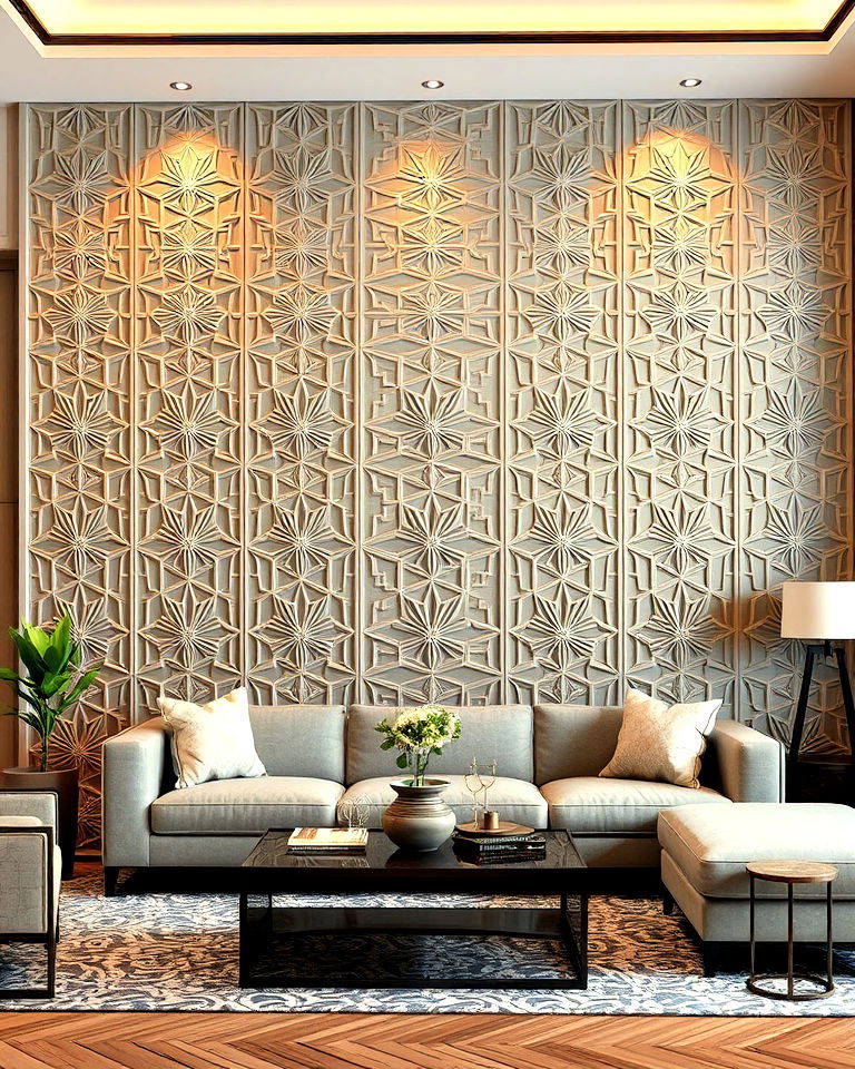 embossed wall panels