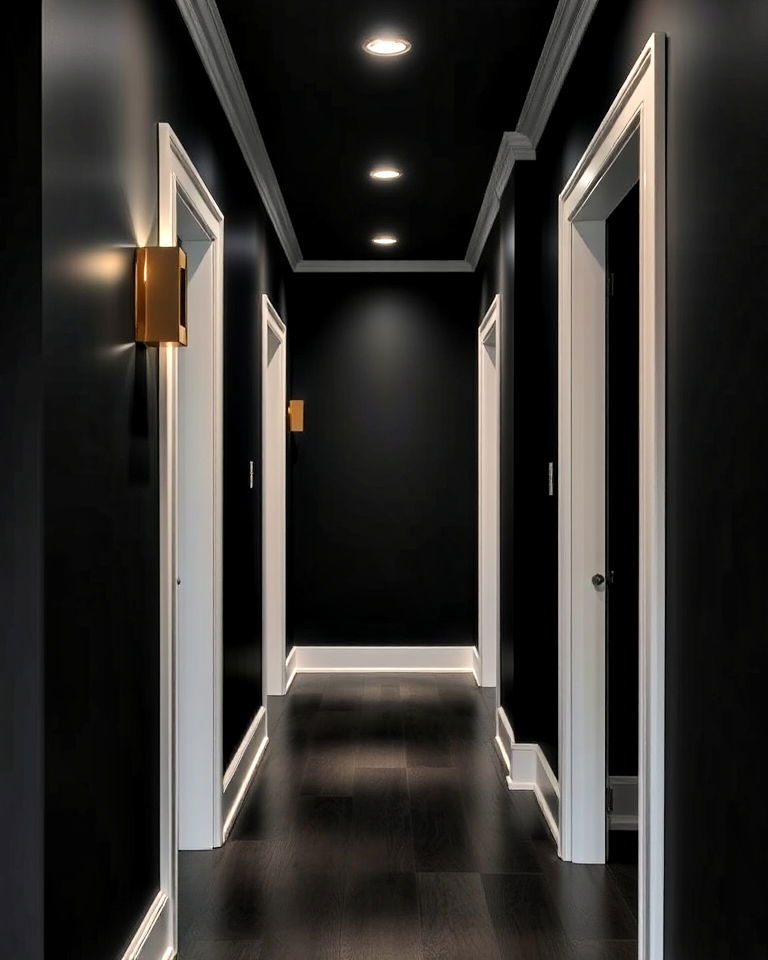 embrace matte black walls
