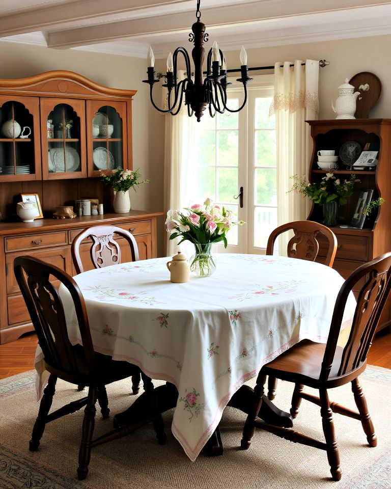 embroidered linens