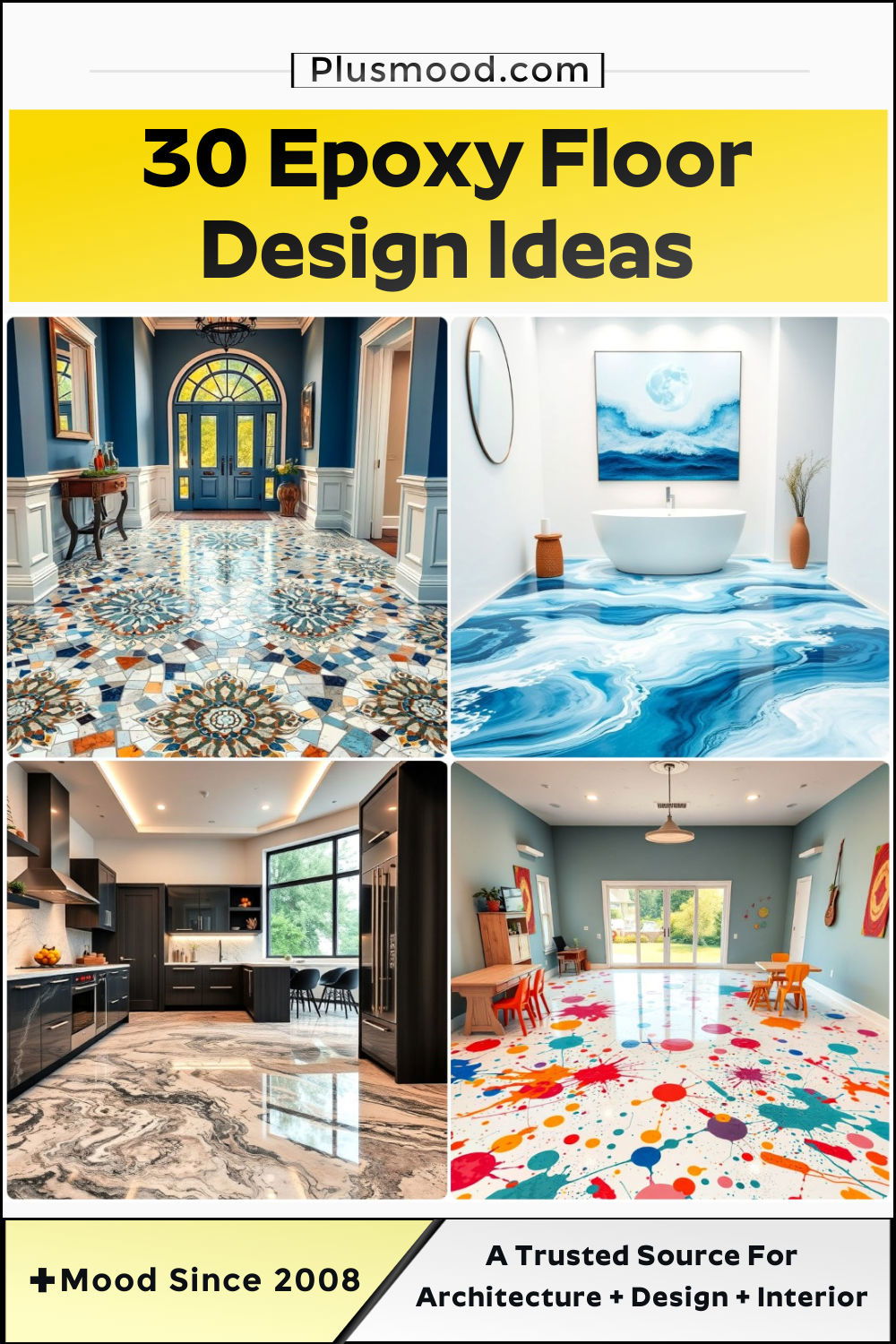epoxy floor designs and inspiration