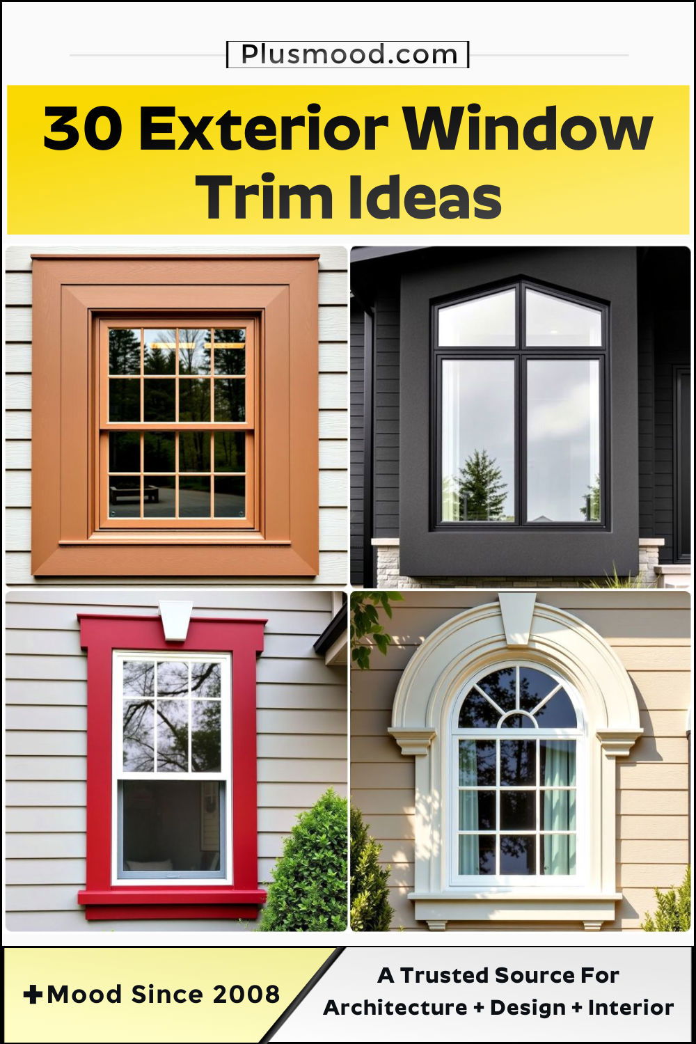 exterior window trim ideas to copy