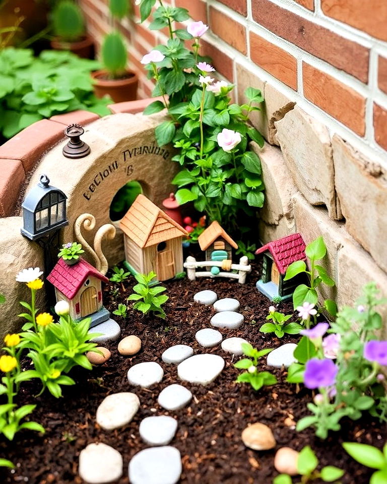 fairy garden corner