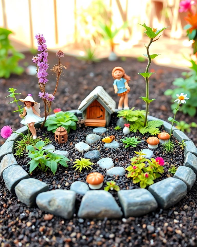 fairy garden for magical play as kids