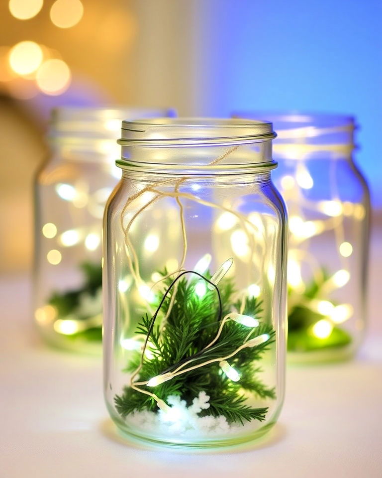 fairy light jars