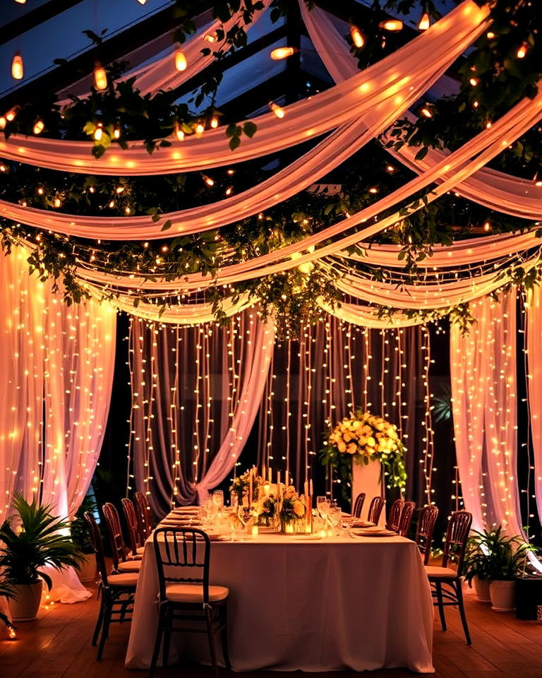 fairy lights birthday decoration