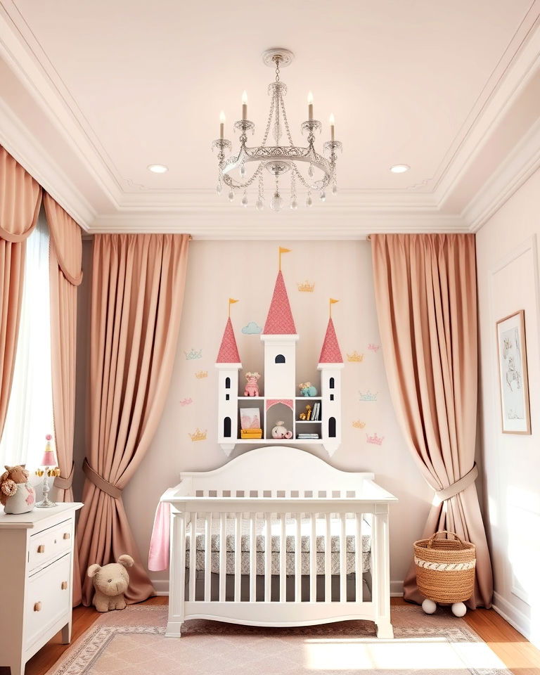fairytale castle themed nursery