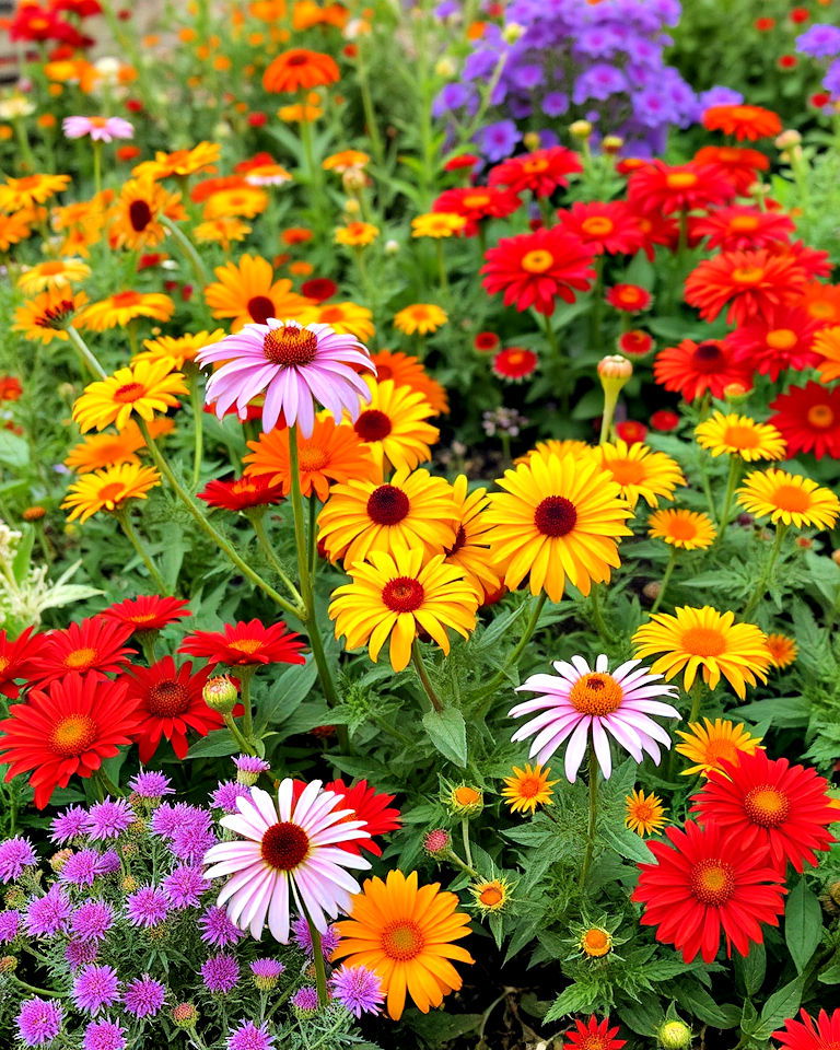 fall flower garden idea